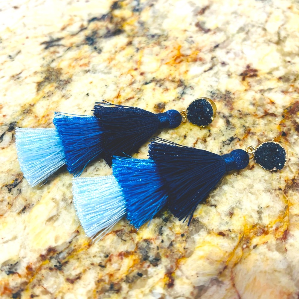 Beautiful tassel earrings